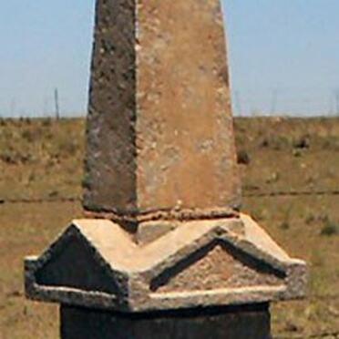 Free State, REITZ district, Omdraai Noord 616, farm cemetery