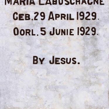 LABUSCHAGNE Maria 1929-1929