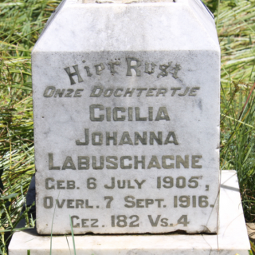 LABUSCHAGNE Cicilia Johanna 1905-1916