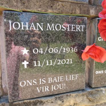 MOSTERT Johan 1936-2021