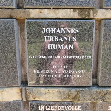 HUMAN Johannes Urbanus 1949- 2023