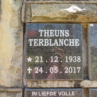 TERBLANCHE Theuns 1938-2017