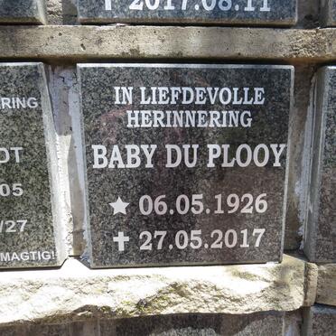 PLOOY Baby, du 1926-2017