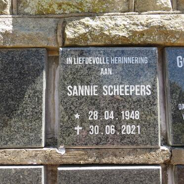SCHEEPERS Sannie 1948-2021