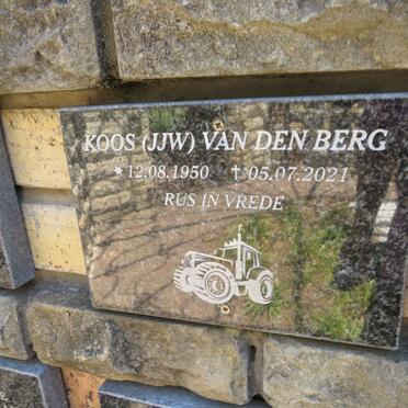 BERG J.J.W., van den 1950-2021