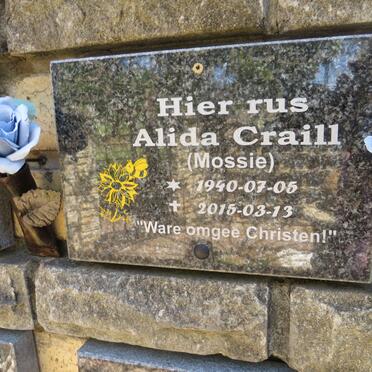 CRAILL Alida 1940-2015