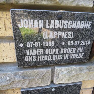 LABUSCHAGNE Johan 1963-2014