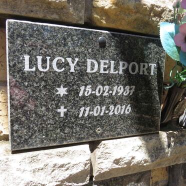DELPORT Lucy 1937-2016