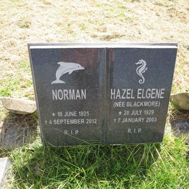 ? Norman 1925-2012 & Hazel Elgene BLACKMORE 1929-2003