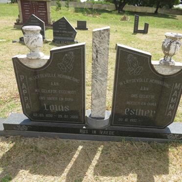 ? Louis 1930-2000 & Esther 1932-