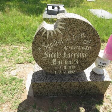 BARNARD Nicole Larraine 1985-1992