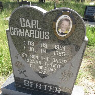 BESTER Carl Gerhardus 1984-1995