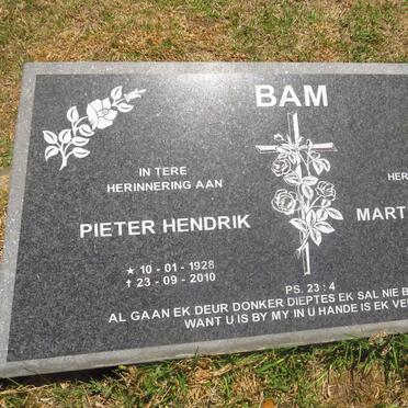 BAM Pieter Hendrik 1928-2010 & Martha Johanna 1934-2022