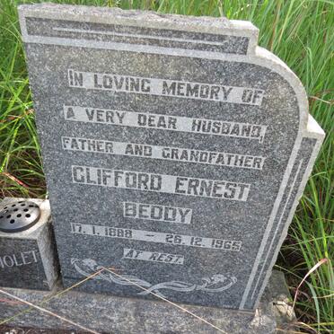 BEDDY Clifford Ernest 1888-1965