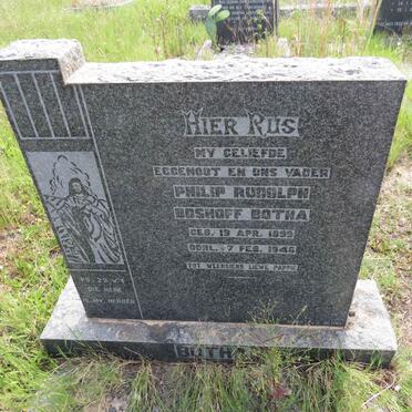 BOTHA Philip Rudolph Boshoff 1899-1946