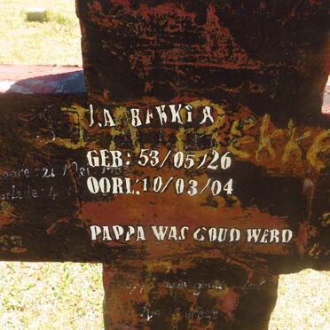 BEKKER J.A. 1953-2010 