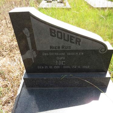 BOUER Nic 1901-1968