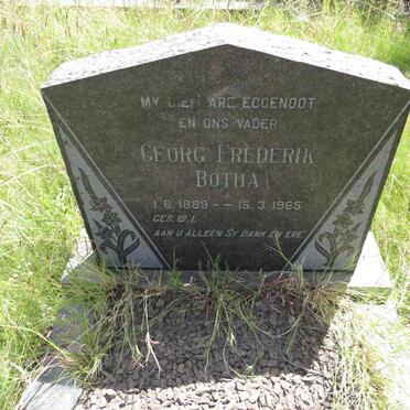 BOTHA George Frederik 1889-1965