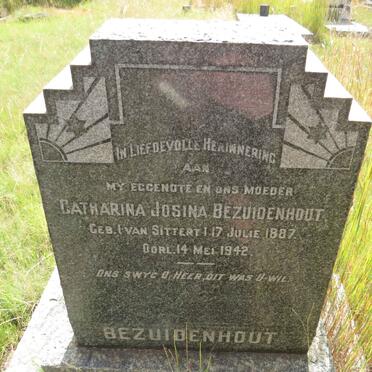 BEZUIDENHOUT Catharina Josina nee VAN SITTERT 1887-1942