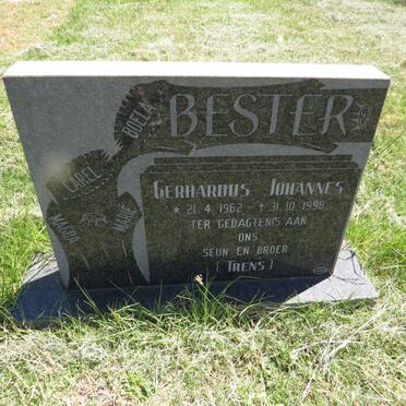 BESTER Gerhardus Johannes 1962-1998