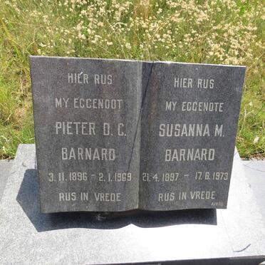 BARNARD Pieter D.C. 1896-1969 & Susanna M. 1897-1973