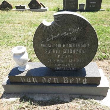 BERG Sophia Catharina, van den nee PIETERS 1909-1995