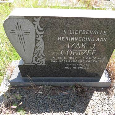 COETZEE Izak J. 1889-1975