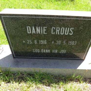 CROUS Danie 1916-1983