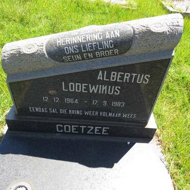 COETZEE Albertus Lodewikus 1964-1983