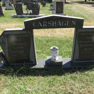 CARSHAGEN Oscar 1927-2002 & Katy 1929-1998