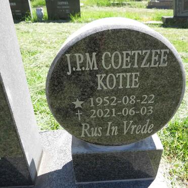 COETZEE J.P.M. 1952-2021