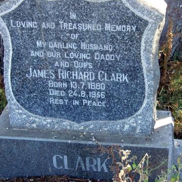 CLARK James Richard 1880-1956