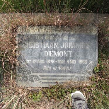 DIEMONT Christiaan Johannes 1878-1955