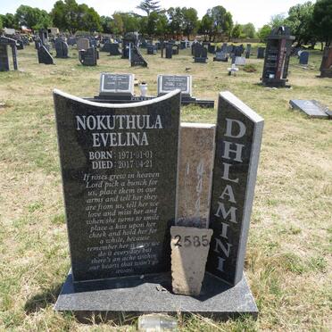 DHLAMINI Nokuthula Evelina 1971-2017