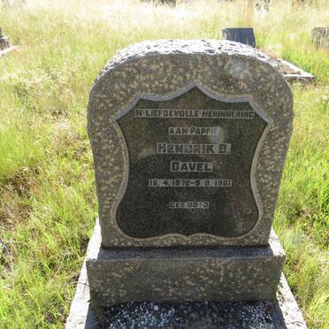 DAVEL Hendrik B. 1872-1961