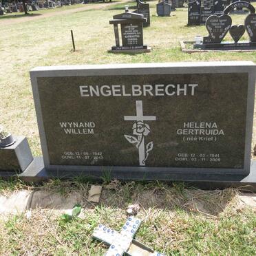 ENGELBRECHT Wynand Willem 1942-2017 & Helena Gertruida KRIEL 1941-2009