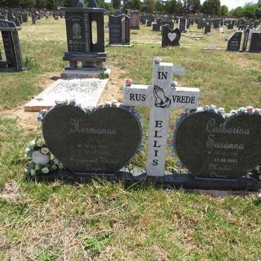 ELLIS Hermanus 1937-2020 & Catharina Susanna 1956-2021 
