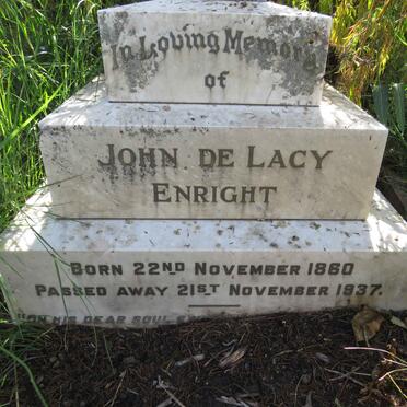 ENRIGHT John De Lacy 1860-1937 _2