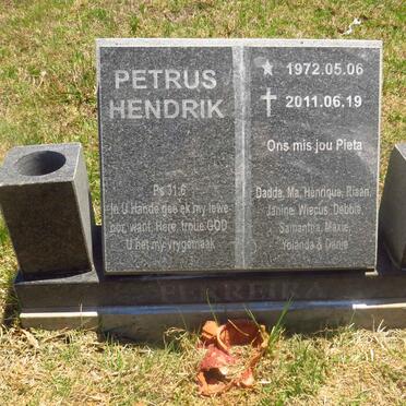 FERREIRA Petrus Hendrik 1972-2011