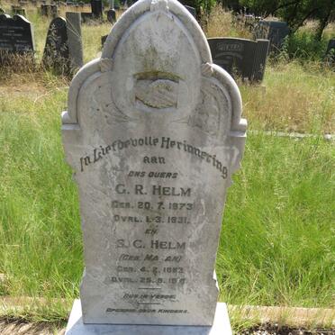 HELM G.R. 1873-1931 & S.C MALAN 1883-1918 :: HELM G.R. 1927-1928 _1