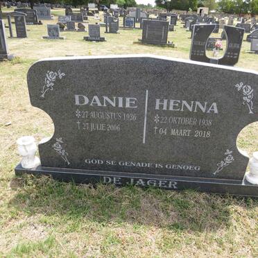 JAGER Danie, de 1936-2006 & Henna 1938-2018