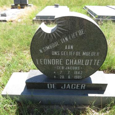 JAGER Leonore Charlotte, de nee JACOBS 1942-1985