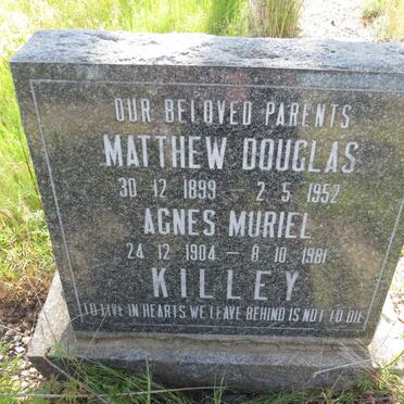 KILLEY Matthew Douglas 1899-1952 & Agnes Muriel 1904-1981