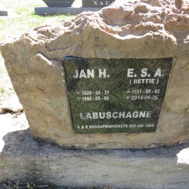 LABUSCHAGNE Jan H. 1926-1996 & E.S.A. 1931-2014