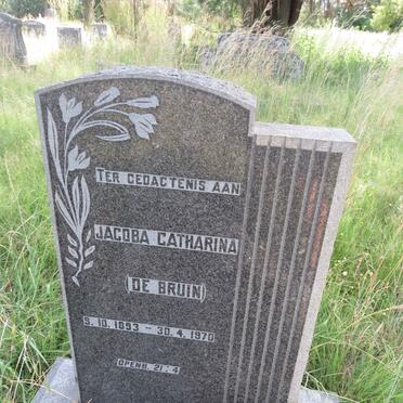 MULLER Jacoba Catharina nee DE BRUIN 1893-1970