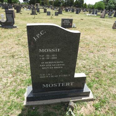 MOSTERT J.P.C. 1971-2008