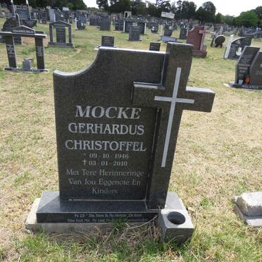 MOCKE Gerhardus Christoffel 1946-2010