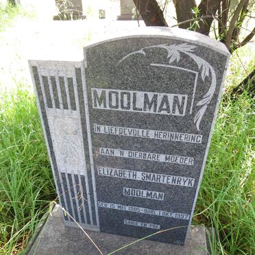 MOOLMAN Elizabeth Smartenryk 1905-1997