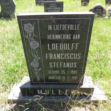 MULLER Loedolff Franciscus Stefanus 1905-1991
