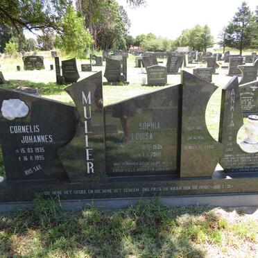 MULLER Cornelis Johannes 1935-1995 & Sophia Louisa 1935-2004 :: MULLER Ankia 1983-2004 